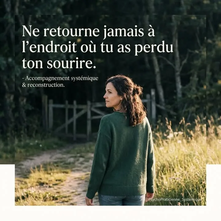 Illustration associée à la publication "« Ne retourne jamais à l'endroit où tu as perdu ton sourire"